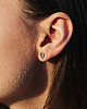 kolczyki srebrne Kolczyki srebrne LANE LITTLE HEART / black silver earrings