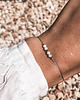 bransoletki na sznurku Bransoletka Petite lilac z chalcedonem minimalistyczna
