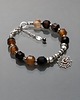 bransoletki wire wrapping Sepia  -  bransoletka