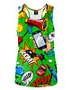 topy damskie DR.CROW Bokserka Damska Komiks Green