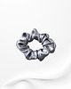 gumki do włosów Jedwabna scrunchie gumka frotka midi szara