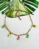 chokery Swarovski neon pearls : choker necklace