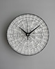 zegary Nowoczesny zegar z ekologicznej wikliny
