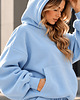 bluza z kapturem damska Bluza - 330 GSM   Blue
