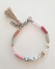 bransoletki z kamieni naturalnych Bransoletka patyczki labradoryt, opal, rodonit, kwarc różowy