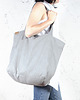 torby na ramię Lazy bag torba jasnoszara na zamek / vegan / eco