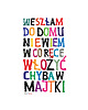 plakaty MAJTKI plakat dla Niej kolorowa typografia erotyczna Grafika dla Pani Domu