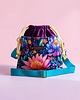 torebki mini Listonoszka handmade z weluru  unikatowa torebka