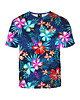 t-shirt damskie Damski T-shirt DR.CROW Colorful Flower