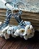 kolczyki wire wrapping bukiety - kolczyki