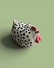 figurki i rzeźby Ręcznie wykonany Kura w kropki