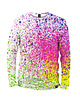 bluzy męskie Koszulka Longsleeve Męska DR.CROW Splatter White