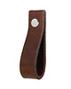 gałki do mebli Skórzany uchwyt meblowy COLORISO MEDIUM BROWN