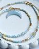 korale Naszyjnik BEADS z księżycem