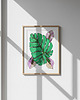 plakaty 8. MONSTERA - rysunek, plakat.