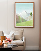 plakaty Himalaje - vintage plakat 50x70 cm giclee