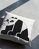 poduszki z grafiką Poduszka dekoracyjna - Minimalistyczna panda