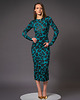 sukienki maxi damskie Dopasowana sukienka - Selena Deep Tropic