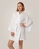 szlafroki damskie Kimono muślinowe białe