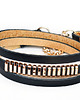 bransoletki skórzane black slim element gold