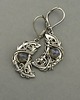 kolczyki wire wrapping Kolczyki księżyce labradoryt wire wrapping