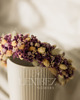 Ślubne ozdoby do włosów Wianek ślubny opaska z suszonych kwiatów LILAC DREAM