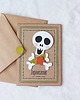 kartki scrapbooking Coco. Zaproszenia urodzinowe w klimacie Halloween