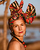 czapki damskie Chusta na turban KUKU