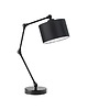 lampy stołowe Regulowana lampka biurkowa w kolorze czarnym ASMARA