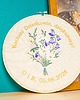 Ślub - inne Podziękowania, Indywidualna dedykacja, haft w tamborku 23 cm
