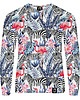 bluza bez kaptura damska Bluza Bez Kaptura Damska DR.CROW Flamingi