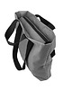 torby na ramię SHOPPER BAG 01 torba na ramię czarny zamek