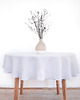 obrusy i serwetki Obrus okrągły medium linen LIGHT GRAY