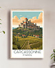 plakaty Francja - Carcassonne - Plakat, pamiątka dla podróżnika