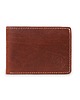 portfele męskie Męski brązowy portfel slimwallet ORLOVSKY W03