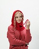 czapki damskie Alpaka Balaclava - czerwony