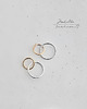 kolczyki srebrne Rings - srebrne kolczyki + box