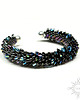 bransoletki ze szkła Derven II, smocza bransoleta cuff, beading