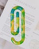 zakładki do książek Zakładka do książki - spinacz - zielony neon + GRATIS!