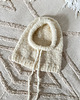 czapki damskie Kremowa balaclava boucle