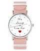zegarki damskie Zegarek - Love time - brzoskwiniowy róż