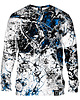 bluzy męskie Bluza Bez Kaptura Męska DR.CROW Marble White