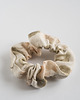 gumki do włosów Lniana gumka do włosów (scrunchie) ze wzorem w kwiaty, róże