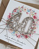 kartki scrapbooking Personalizowany prezent - kartka ręcznie robiona na 40 urodziny, pomysł na pr