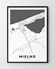 plakaty Plakat Mielno mapa