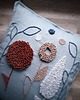 poduszki plecione Poduszka dekoracyjna kwiaty Boho punch needle