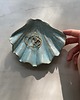pojemniki na biżuterię Podstawka na Biżuterię Palo Santo Ceramiczna Muszelka Muszla Gołąbek