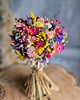 Ślub - inne Kolorowy bukiet ślubny z suszonych kwiatów, traw i zbóż