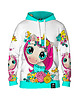 bluza z kapturem damska Damska Bluza z kapturem DR.CROW Unicorn
