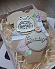 kartki scrapbooking Kartka z okazji narodzin córeczki (w pudełku)